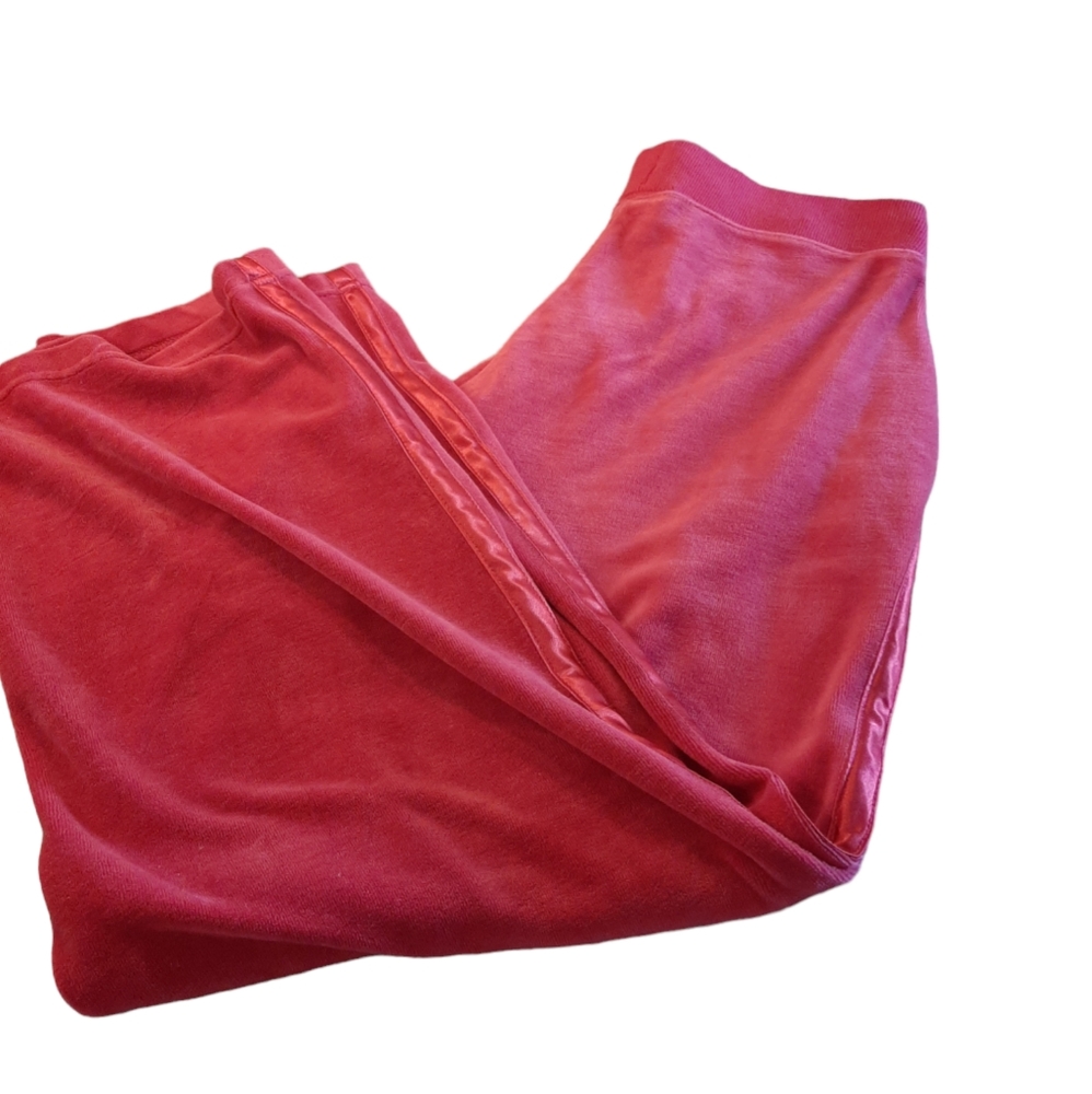 SJB Active Wear Velour Pants Size Large Petite